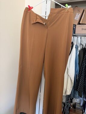 Harve Benard Wide-Leg Pants in Cinnamon